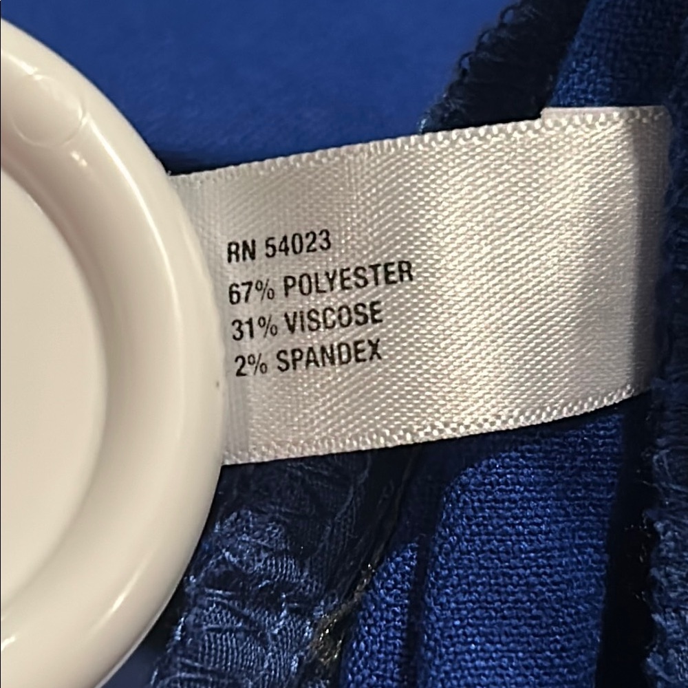 GAP Blue Slim Fit Trousers - Picture 8 of 9